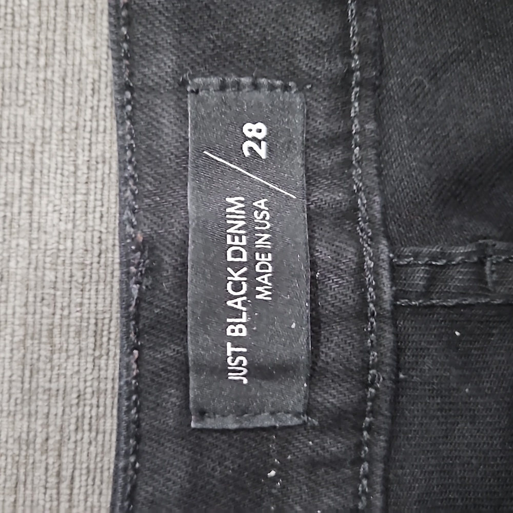💥50% sale💥Just Black Denim straight leg jeans sz28 #c244 - Picture 2 of 8